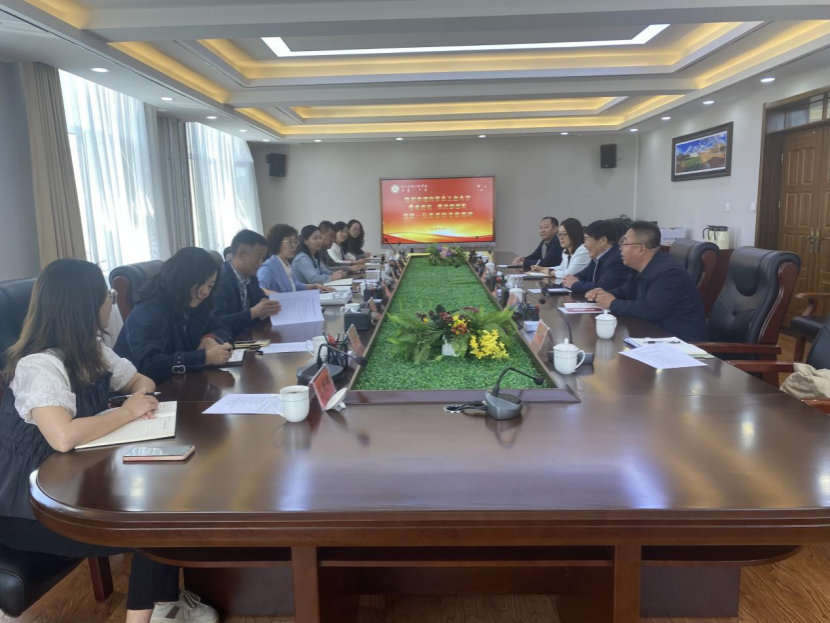 【胜天国际官网政策宣传月】内蒙古工业大学党委委员、统战部部长任慧一行来我校浚？？？？？疾斓餮  